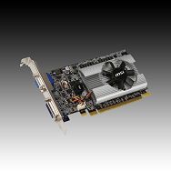 Video Card MSI GeForce 210 GDDR2 512MB/64bit, 589MHz/800MHz, PCI-E 2.0 x16,DVI,VGA, VGA Cooler, Retail