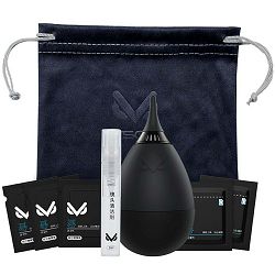 VSGO VS-A1E Portable Lens Cleaning Kit set za čišćenje fotoaparata i objektiva (1x air blower + 3x mikrofibra + 2x maramice + 1x 2ml tekućina + 1x futrola)