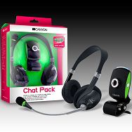 Web Camera CANYON CNR-CP2G1 (0.3Mpixel, 1/6", CMOS, USB 2.0 & headset with microphone) Black/Green