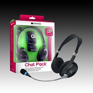 Web Camera CANYON CNR-CP3G1 (1.3Mpixel, 1/6", CMOS, USB 2.0 & headset with microphone) Black/Blue