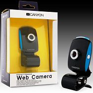 Web Camera CANYON CNR-WCAM413G1 (1.3Mpixel, CMOS, USB 2.0) Black/Blue