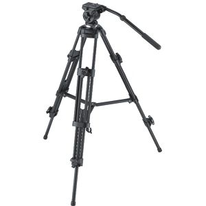 Weifeng WT-6717 Video Tripod + video head + 75mm Bowl