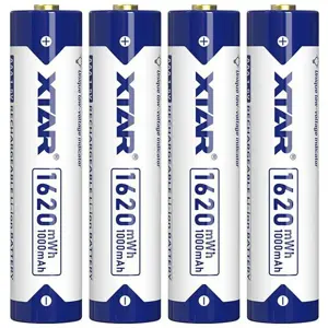 Xtar 4xAAA 1000mAh (1620mWh) 1.5V AAA R03 Li-ion punjiva baterija Rechargeable battery with protection