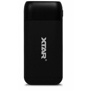 Xtar PB2S Black Power Bank for cylindrical batteries Li-ion 18650, 20700, 21700, 26650