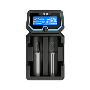 Xtar X2 punjač za baterije Li-ion NiMH 18650, 18700, 20700, 21700, 22650, 25500, 26650, AAAA, AAA, AA, SC, C