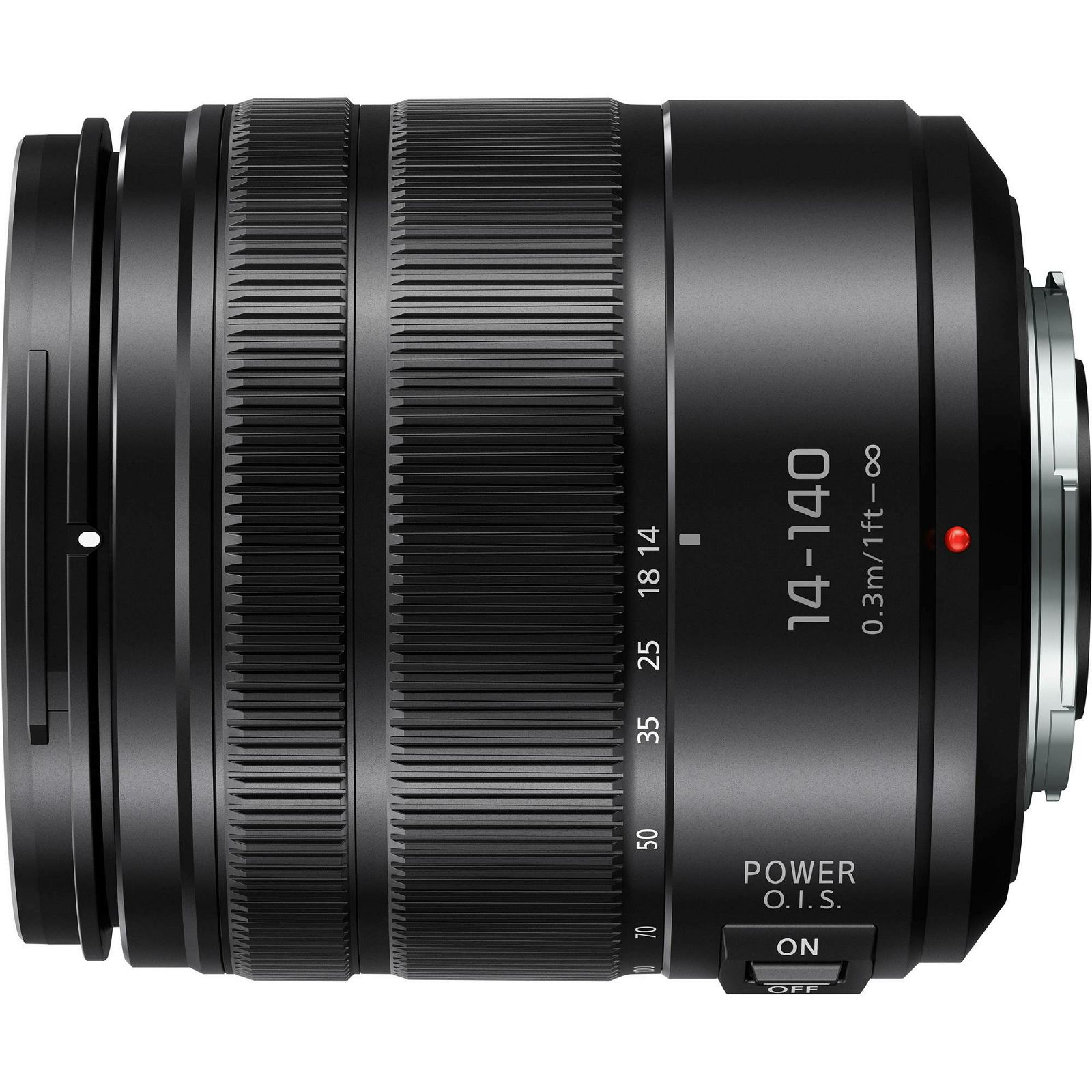 Panasonic 14-140mm f/3.5-5.6 Asph Power O.I.S. Black Lumix G Vario Allround objektiv za Micro Four Thirds MFT micro4/3" H-FS14140E H-FS14140 (H-FS14140EKA)