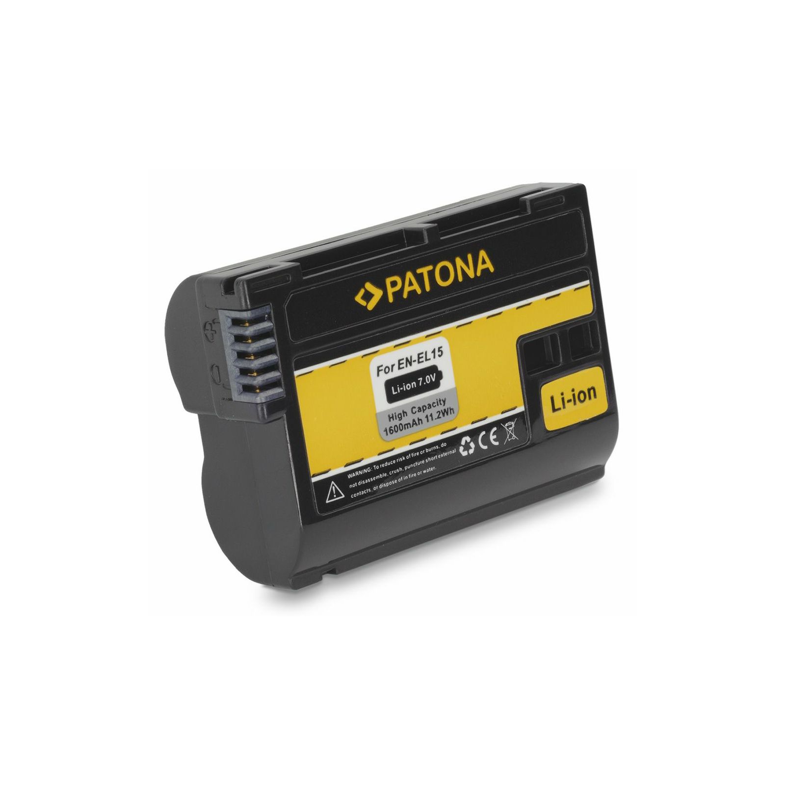 Patona EN-EL15 baterija za Nikon D750, D500, D810, D610, D600, D7200, D7100, D7000, D800, D810A, D800E, 1 V1