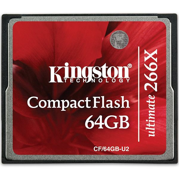 64GB Ultimate CompactFlash 266x w/Recovery s/w