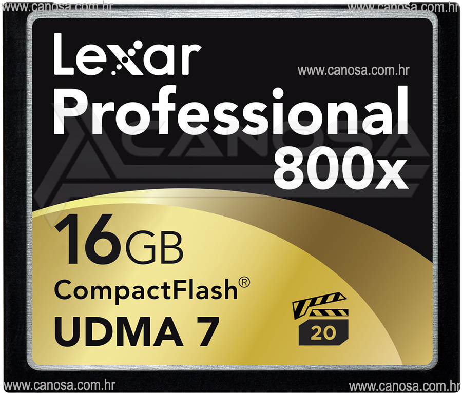 Lexar CF Compact Flash UDMA 7 16GB 800X 120mb/s Professional 629013