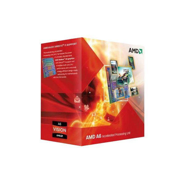 AMD CPU A6-Series X4 3670K (2.70GHz,4MB,100W,FM1) Box, Black Edition, Radeon TM HD 6530D