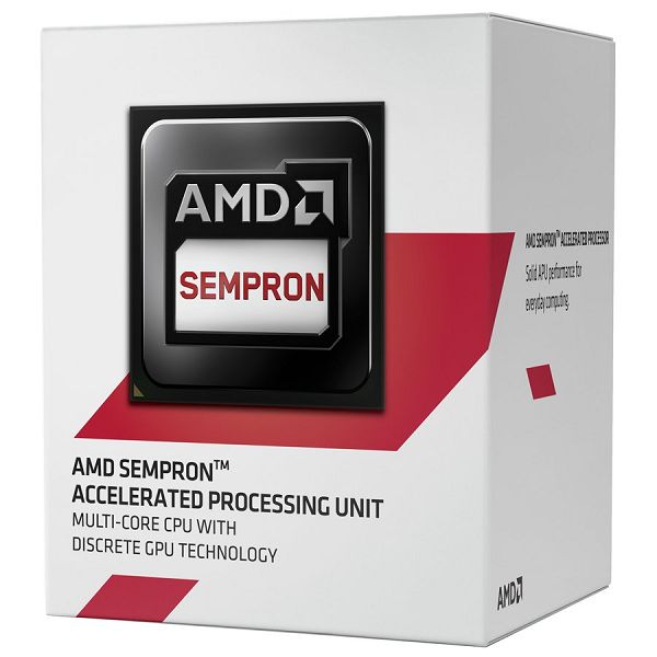 AMD CPU Kabini Sempron X2 2650 (1.45GHz,1MB,25W,AM1) box, Radeon R3