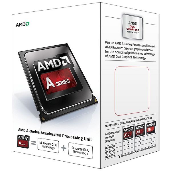 AMD CPU Kaveri A8-Series X4 7600 (3.8GHz,4MB,65W,FM2+) box, Radeon TM R7 Series
