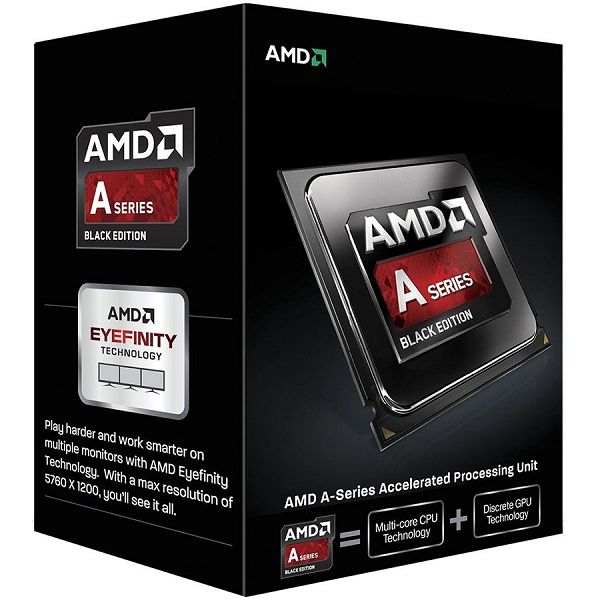AMD CPU Richland A10-Series X4 6790K (4.0/4.3GHz Turbo,4MB,100W,FM2) box, Black Edition, Radeon TM HD 8670D