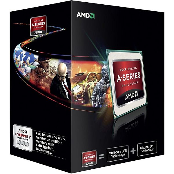 AMD CPU Richland A6-Series X2 6420K (4.0GHz,1MB,65W,FM2) box, Black Edition, Radeon TM HD 8470D