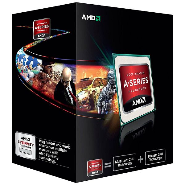 AMD CPU Trinity A10-Series X4 5700 (3.4GHz,4MB,65W,FM2) box, Radeon TM HD 7660D