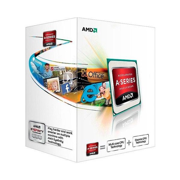 AMD CPU Trinity A4-Series X2 5300 (3.40GHz,1MB,65W,FM2) box, Radeon TM HD 7480D
