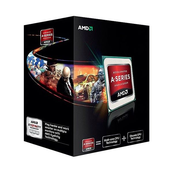 AMD CPU Trinity A6-Series X2 5400K (3.60GHz,1MB,65W,FM2) Box, Black Edition, Radeon TM HD 7540D