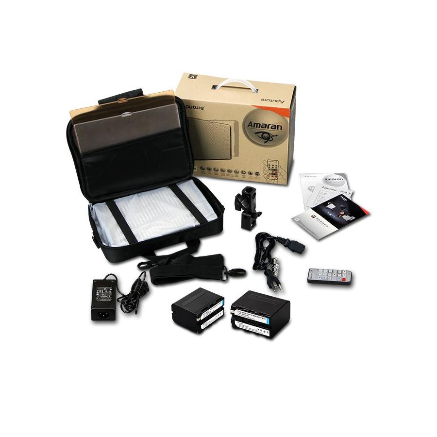 Aputure Amaran HR-672W (5500K) LED Video rasvjeta + 2x NP-F970 baterije HR672S w/Remote kit