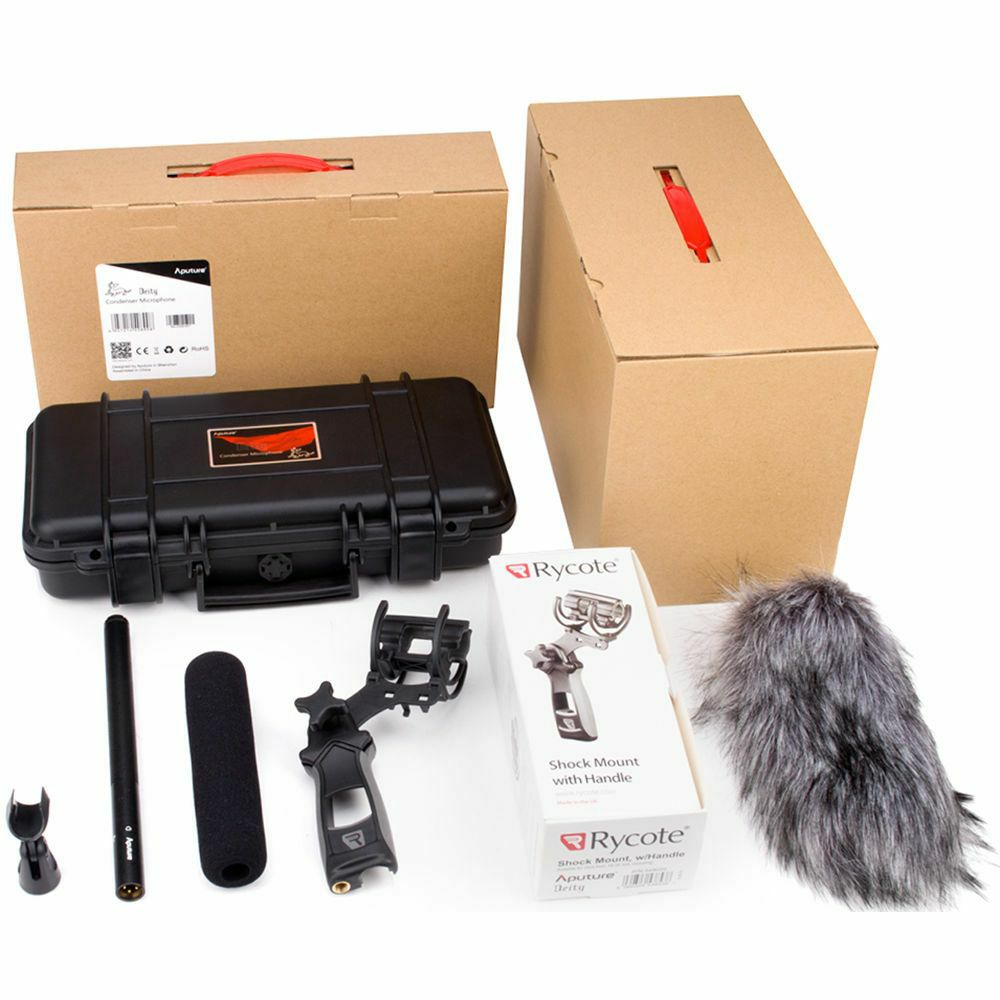 Aputure Deity Condenser Microphone kondenzatorski mikrofon Location Kit (with Windshield and Rycote shock mount)