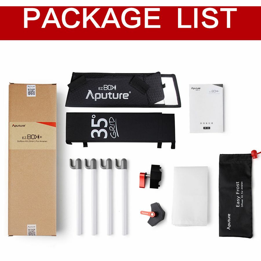 Aputure Easy Box+ Kit Frost Diffusor + Softbox + GRID za Amaran AL-H528 HR-672 LED panele