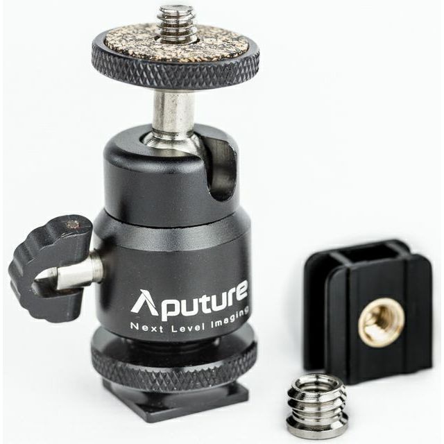 Aputure Hot Shoe Ball Head univerzalna kuglasta mini glava 1/4"