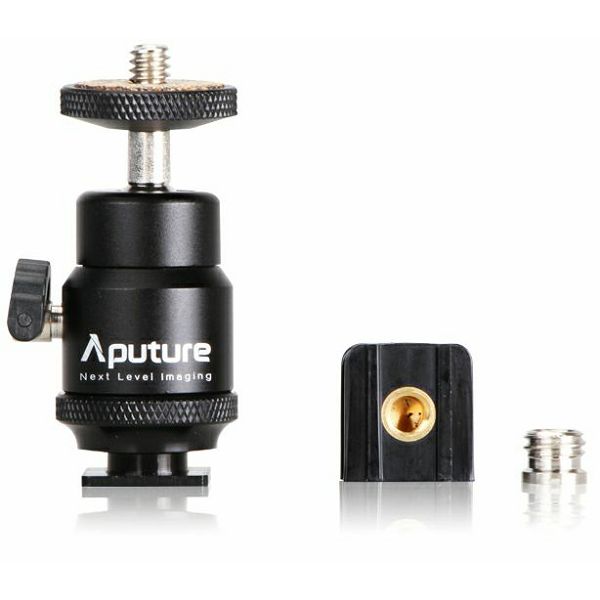 Aputure Hot Shoe Ball Head univerzalna kuglasta mini glava 1/4"