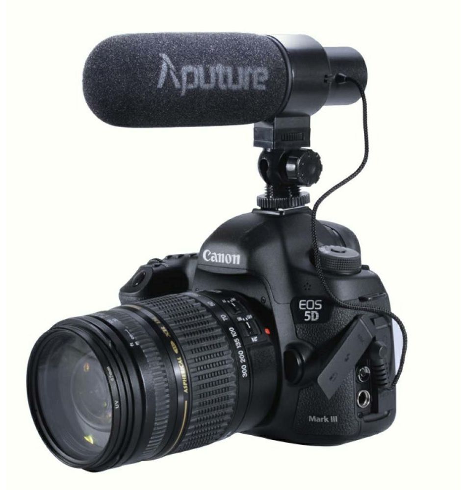 Aputure Microphone V-mic D1 mikrofon za DSLR, kameru i fotoaparat + Wind-Screen and Wind-Shield Directional Condenser Shotgun