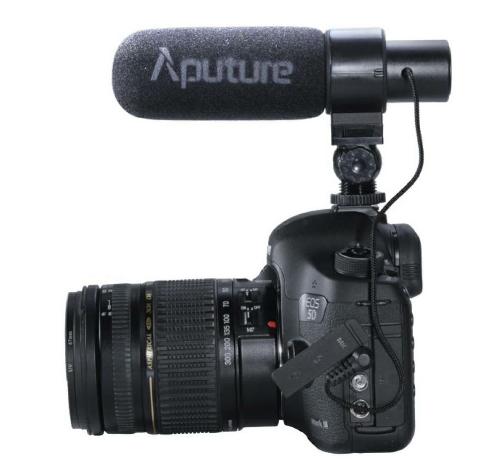 Aputure Microphone V-mic D1 mikrofon za DSLR, kameru i fotoaparat + Wind-Screen and Wind-Shield Directional Condenser Shotgun
