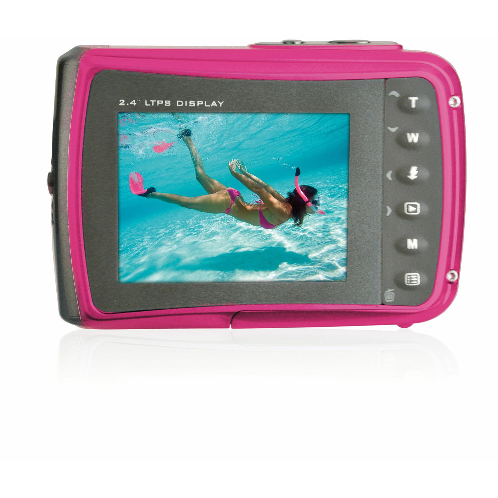 Aquapix W1024-P "Splash" Pink (10013) 10MP 4x zoom LCD podvodni vodonepropusni digitalni fotoaparat do 3m Waterproof digital camera