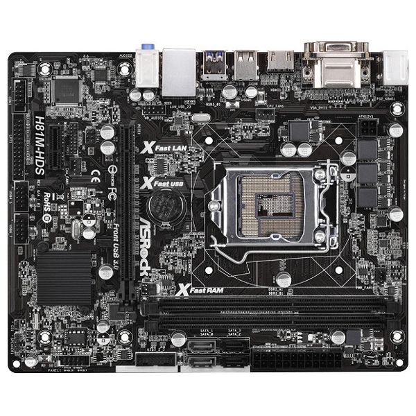 ASRock H81M-HDS, 1150