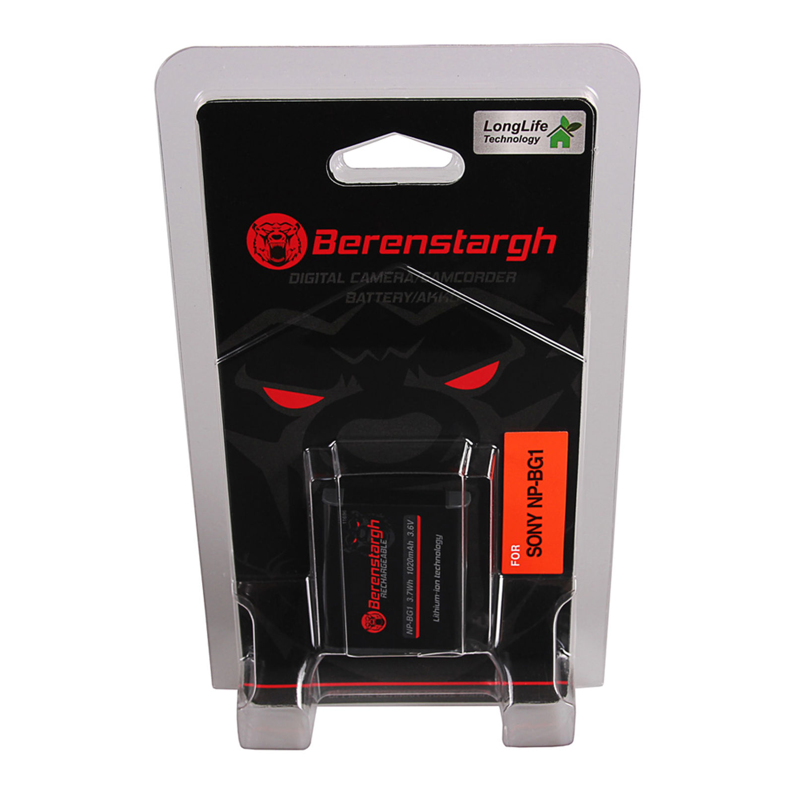 Berenstargh NP-BG1 1020mAh 3.7Wh 3.6V baterija za Sony CyberShot DSC H55 DSC H70 DSC H90 DSC HX10V, DSC HX20V, DSC HX5V, DSC HX7V, DSC HX9V, DSC WX1, DSC WX10