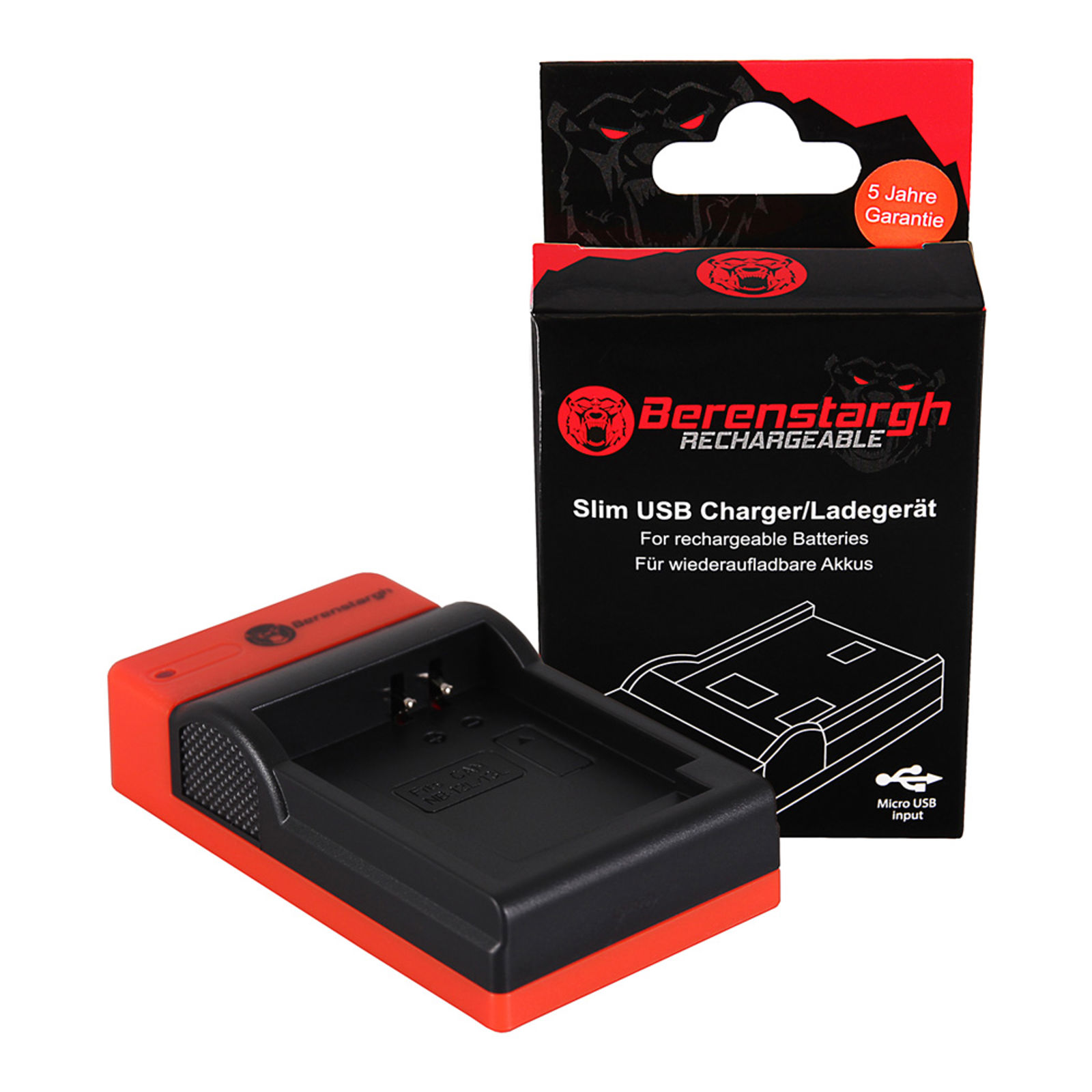 Berenstargh punjač za Canon NB-13L Slim micro-USB Charger (PowerShot G7x III, G7x II, G7x, G5x, G9x II, G9x, G1x III, G1x II, G1x, SX740,SX730, SX720, SX620, Legria Mini x)