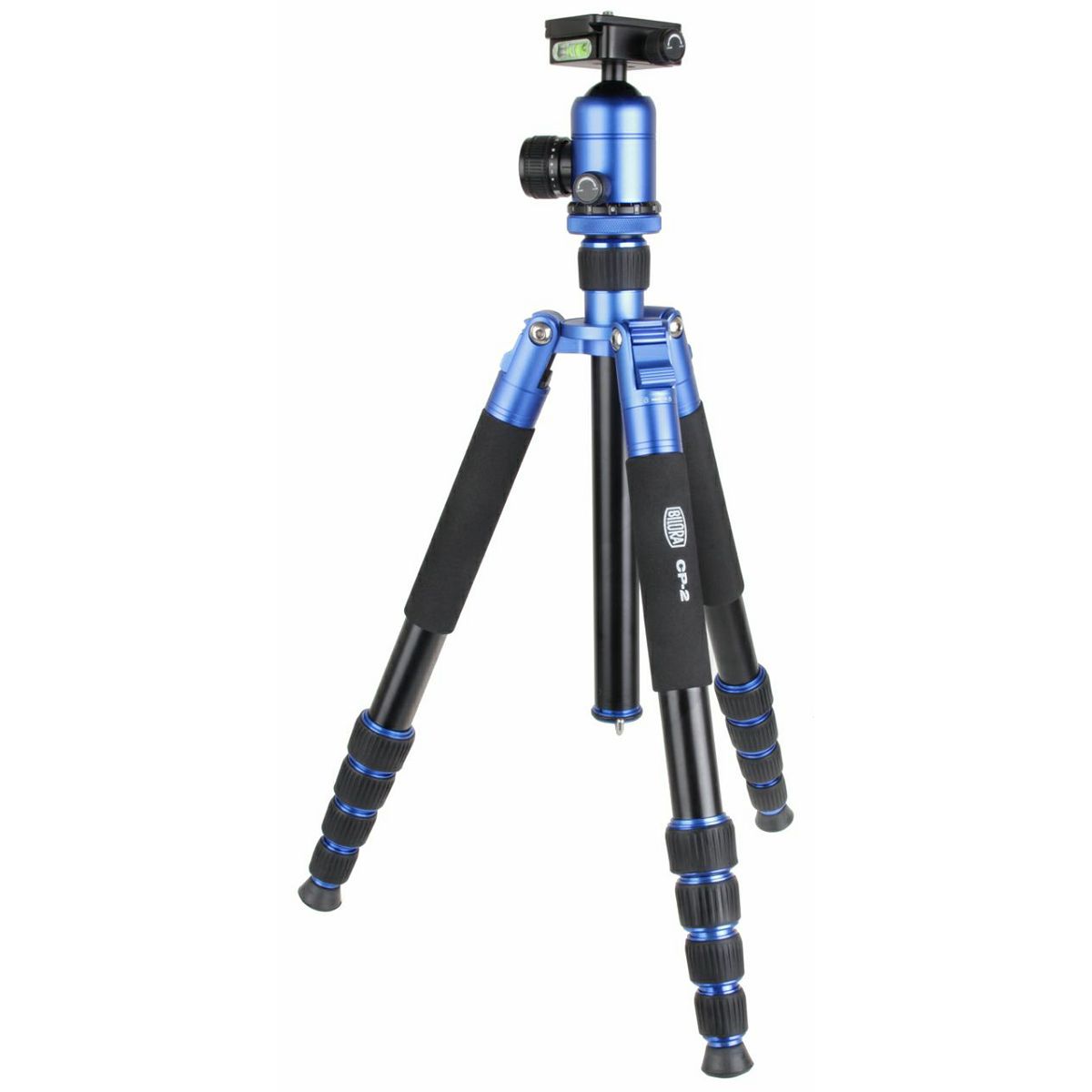 Bilora Coloured Pod CP-2 Blue 148cm 6kg Blau plavi aluminijski stativ za fotoaparat alu tripod + ball head kuglasta glava (CP-2)
