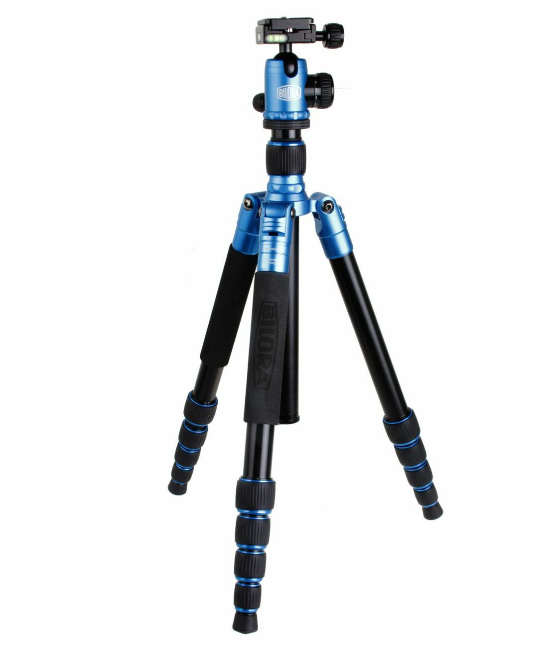 Bilora Twister Pro II Blue 158cm 10kg Blau plavi aluminijski stativ za fotoaparat alu tripod + ball head kuglasta glava (TP255-2)