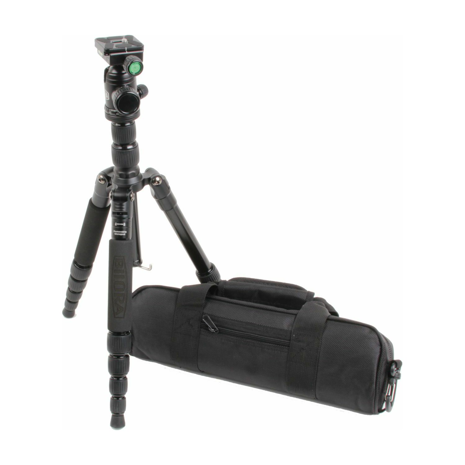 Bilora Twister Pro II Travel Black 130cm 6kg schwarz crni stativ za fotoaparat tripod + ball head kuglasta glava (TP225-1)