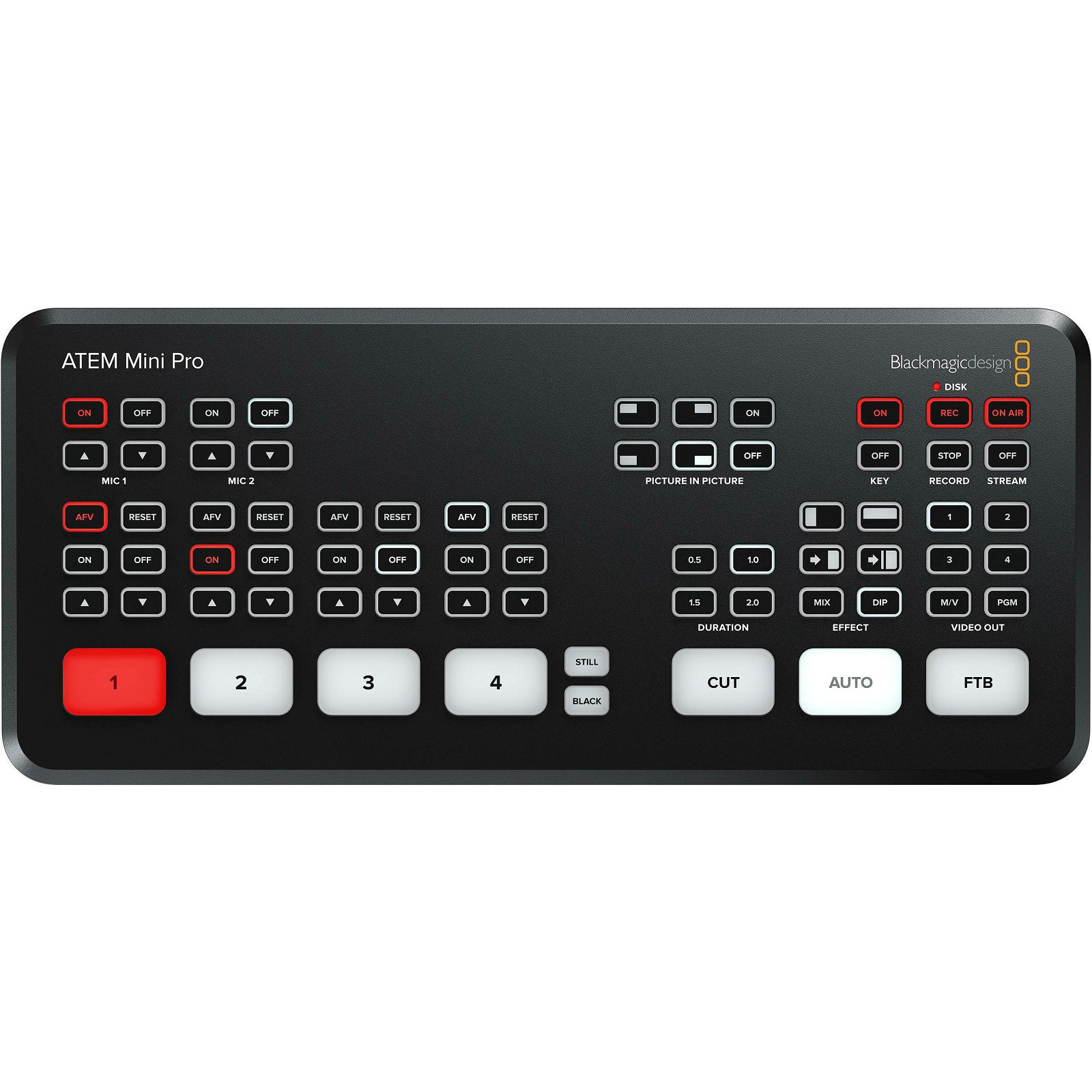 Blackmagic Design ATEM Mini Pro HDMI Live Stream Switcher (SWATEMMINIBPR)