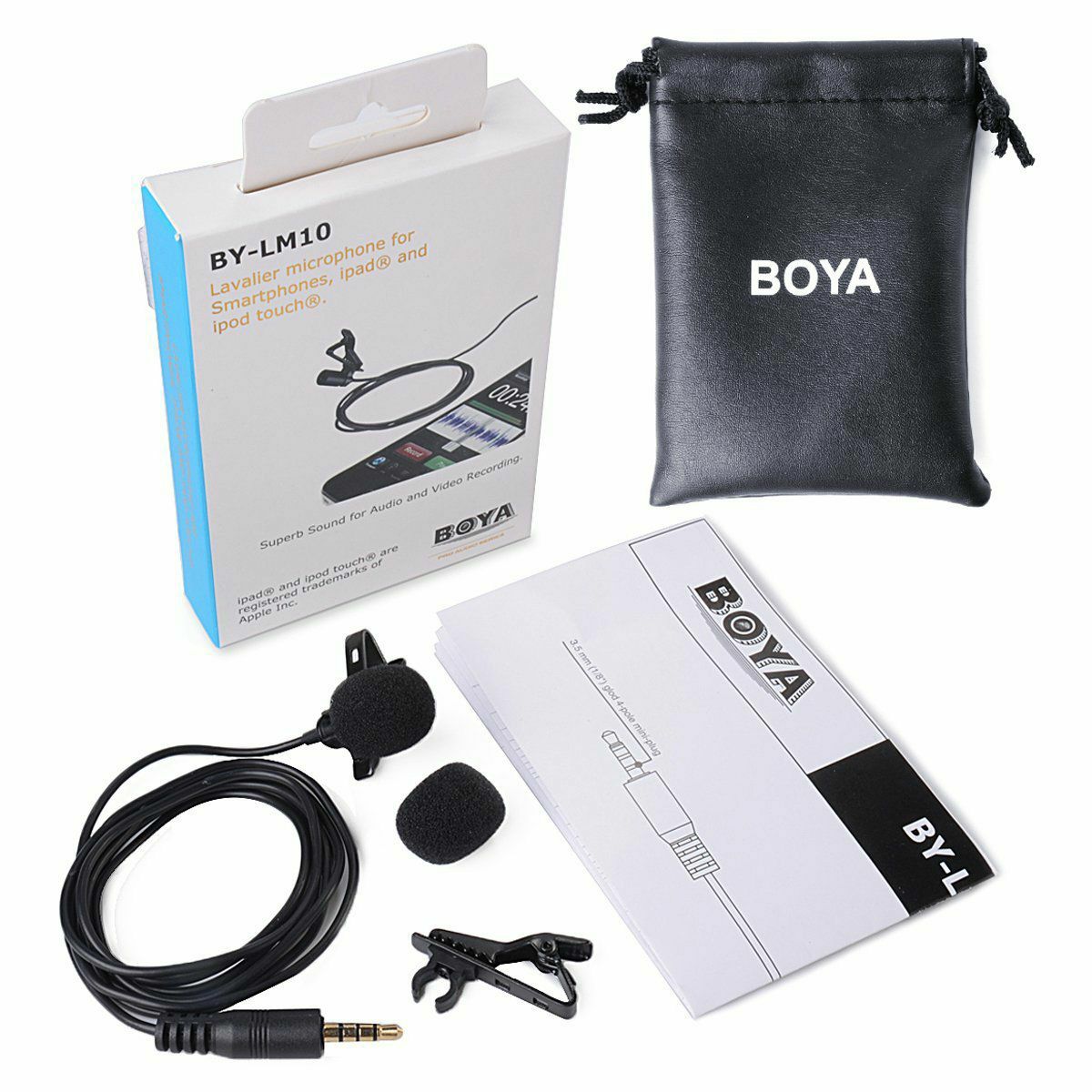 Boya BY-LM10 Lavalier microphone Smartphone mikrofon bubica samo za mobitele