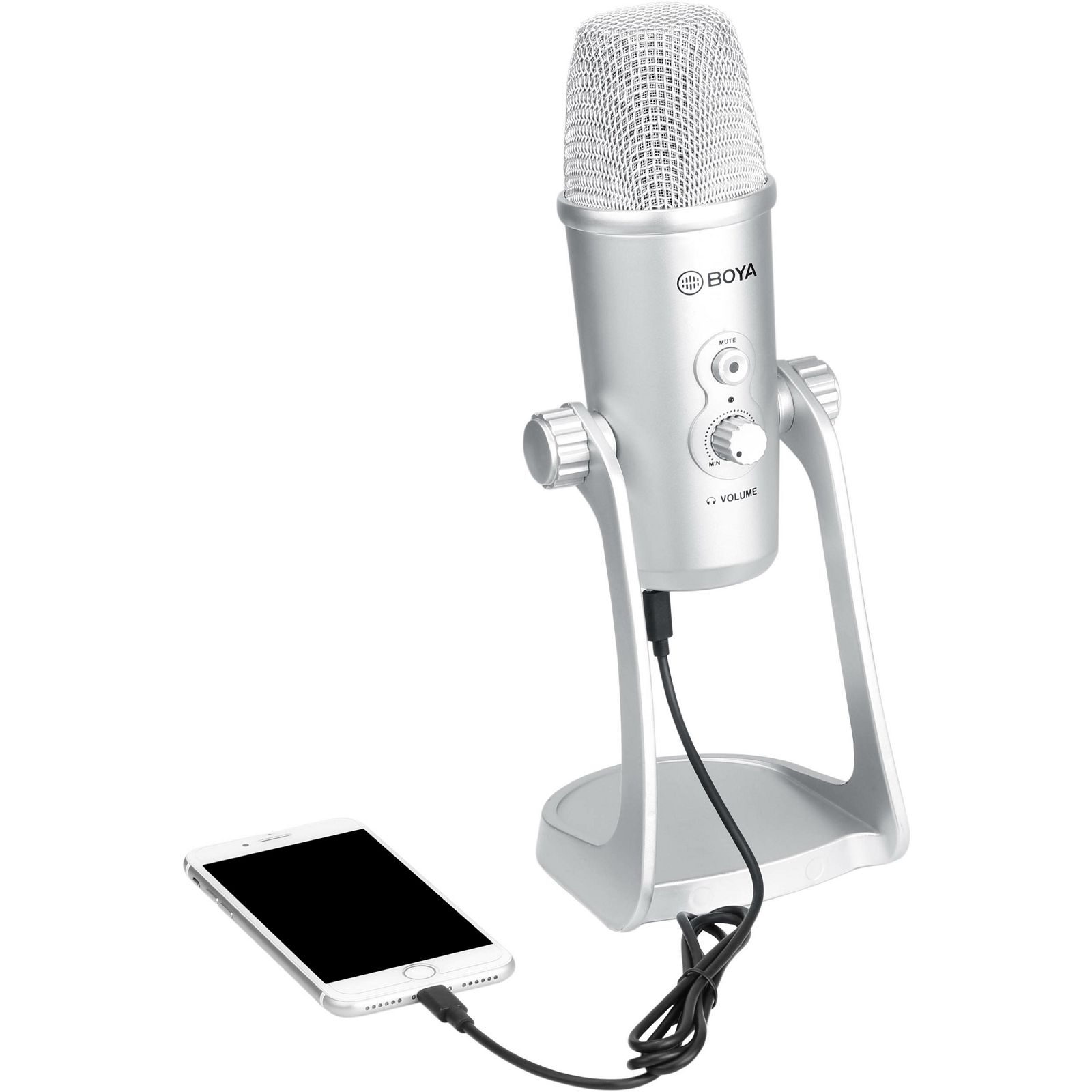 Boya BY-PM700SP USB Mikrofon Large-Diaphragm Condenser Microphone for smartphones