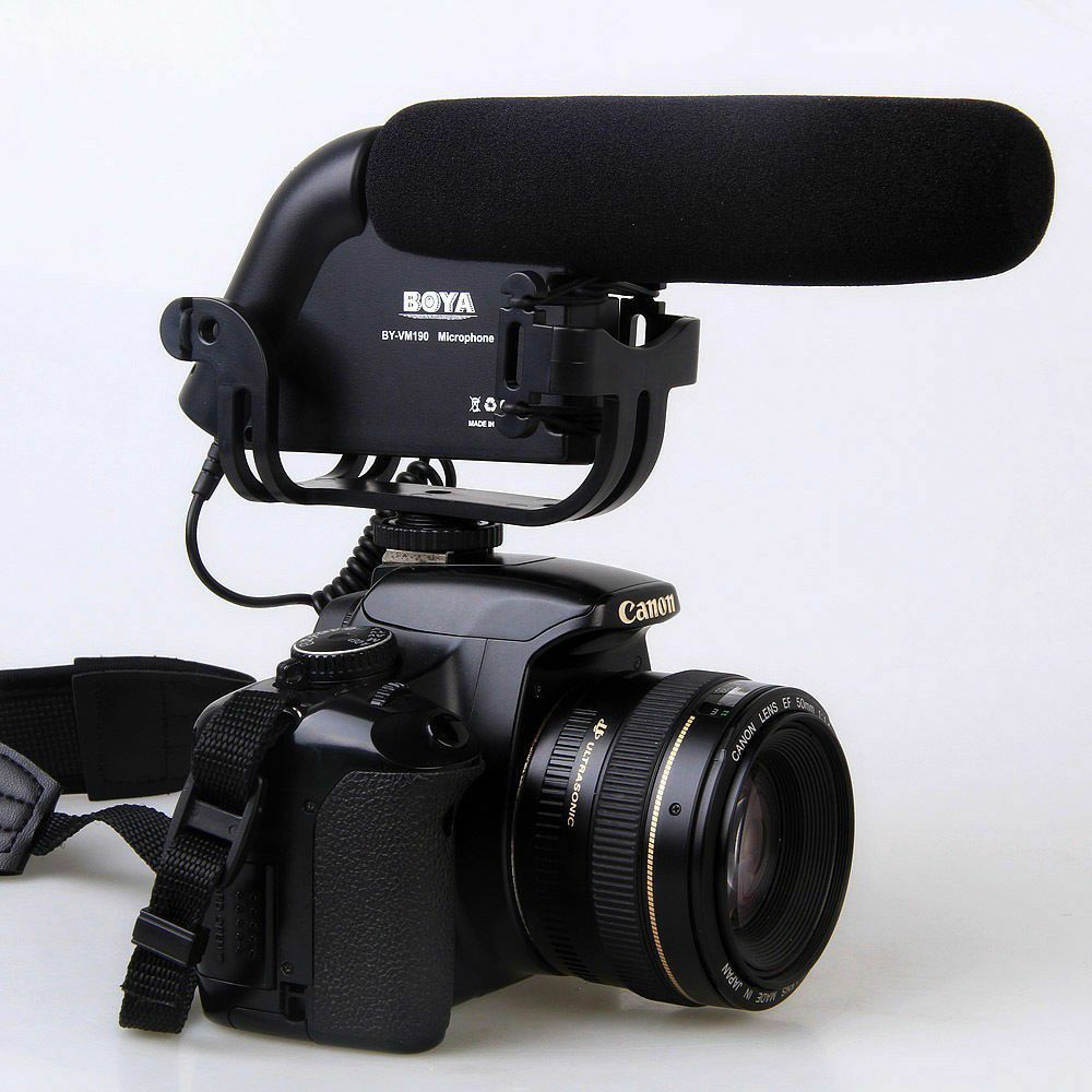 Boya BY-VM190 mikrofon za DSLR fotoaparate i kamere Camera Mounted Shotgun Microphone