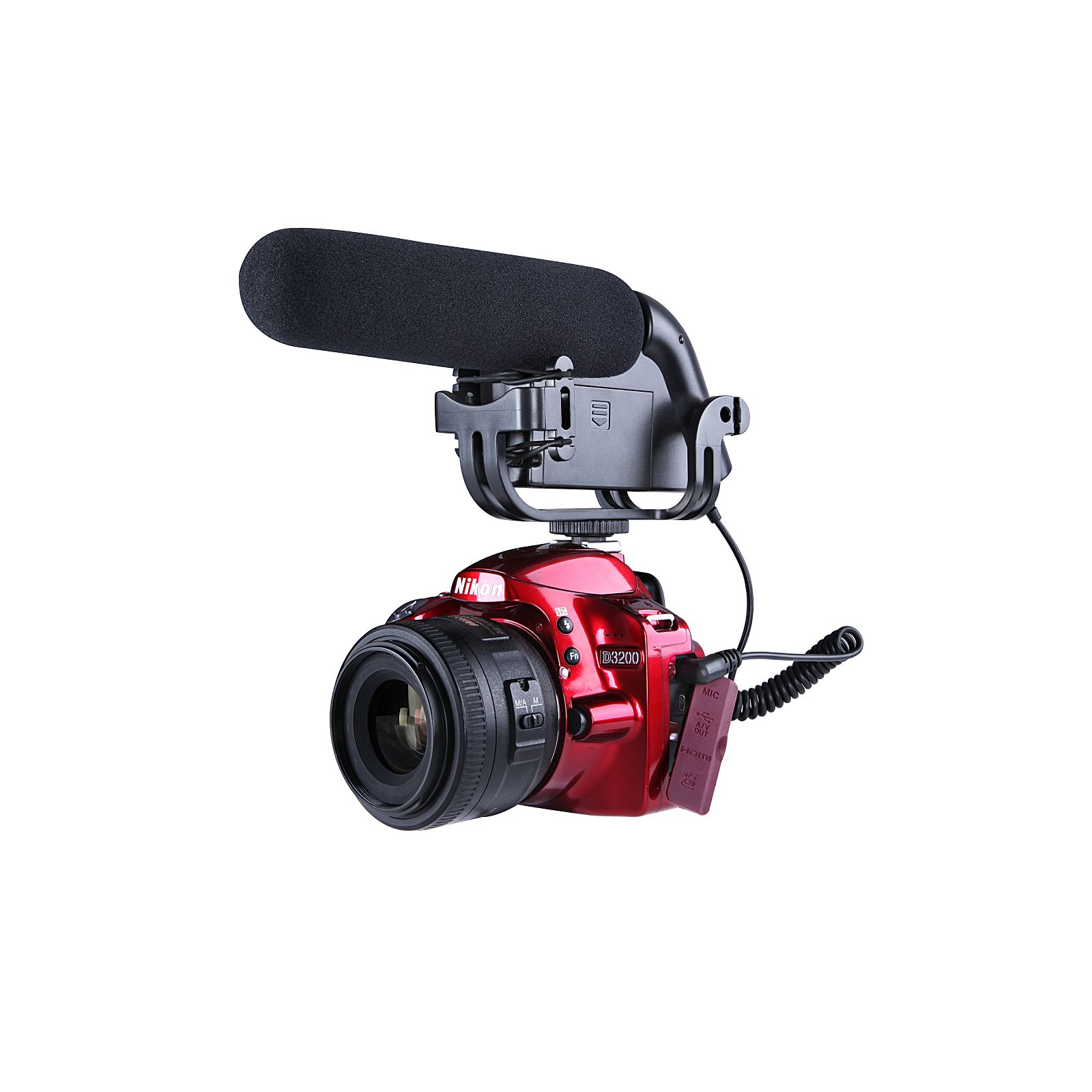 Boya BY-VM190P Camera Mounted Shotgun Microphone mikrofon za DSLR Kamera Richtmikrofon
