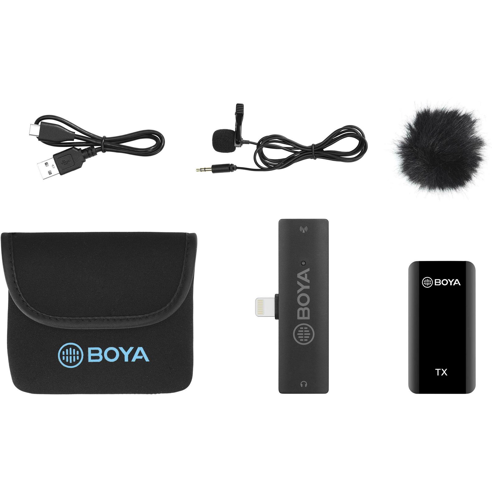 Boya BY-XM6-S3 Wireless Lightning bežični mikrofon za iPhone