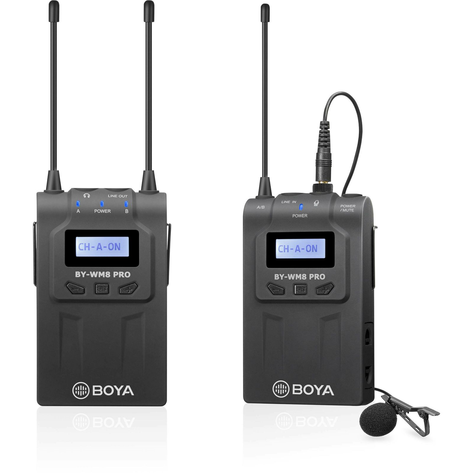 Boya UHF Dual Lavalier Microphone Wireless BY-WM8 Pro-K2 bežični mikrofon
