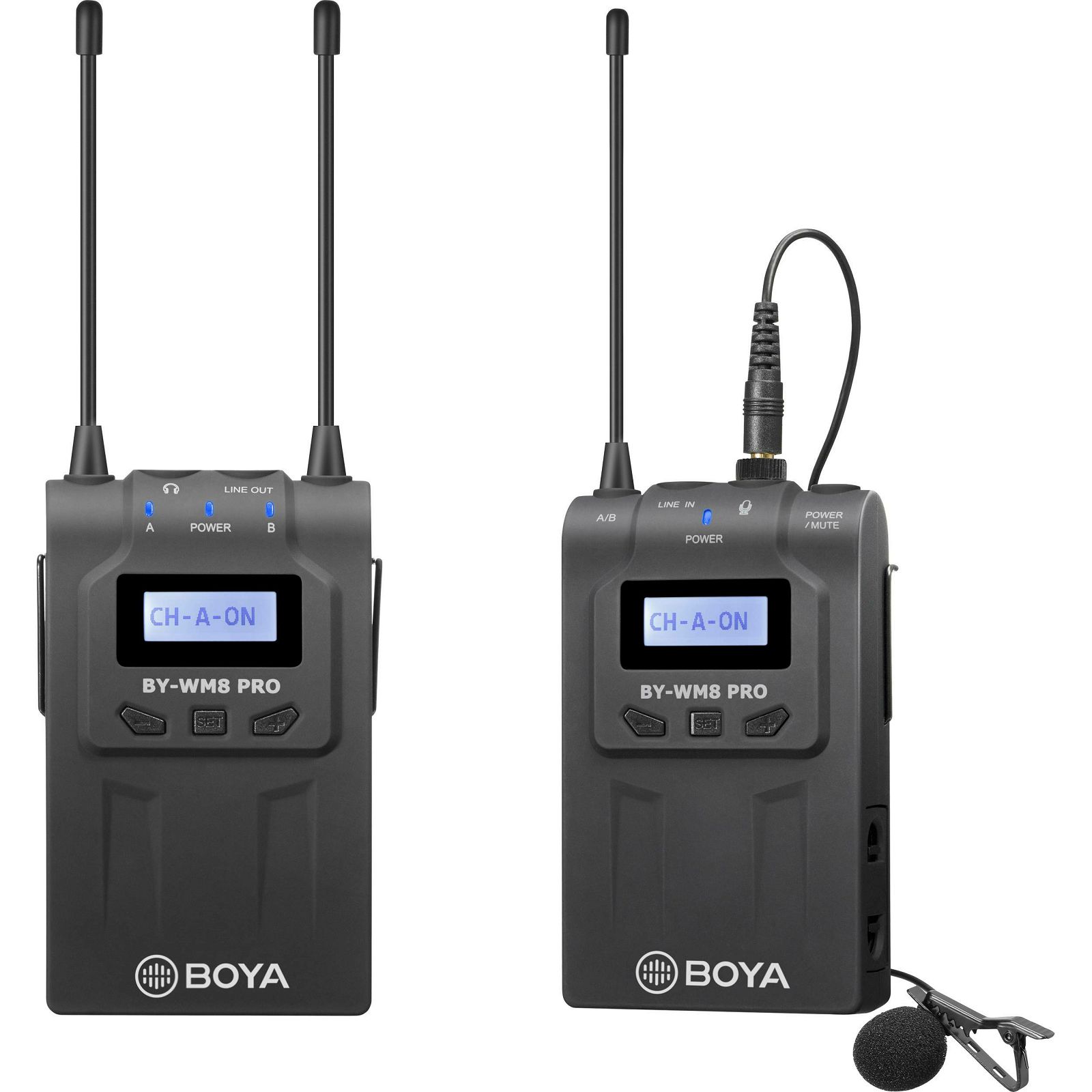 Boya UHF Dual Lavalier Microphone Wireless BY-WM8 Pro-K1 bežični mikrofon