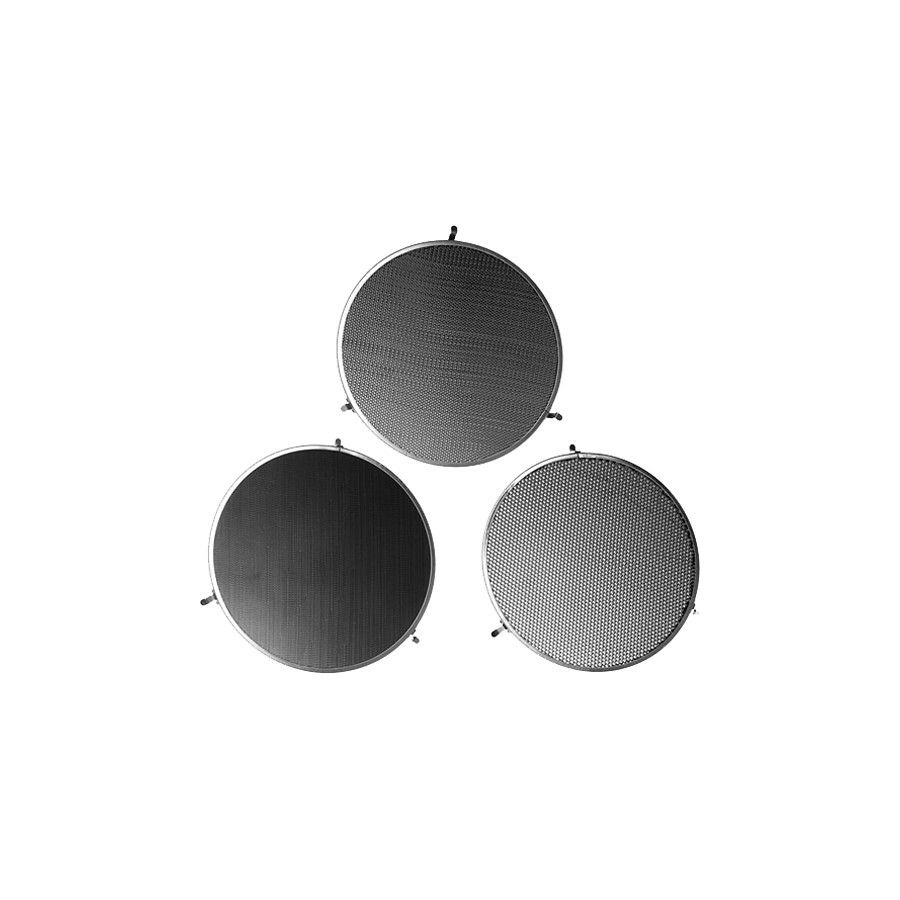 Broncolor honeycomb grids for P65, P45 and PAR, Ø 27.5 cm, set of 3 pieces Optical Accessorie