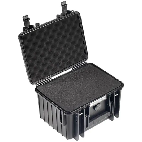 B&W Outdoor Cases Type 2000 Black (pre-cut foam) zaštitni kofer s unaprijed izrezanom pjenom (2000/B/SI)
