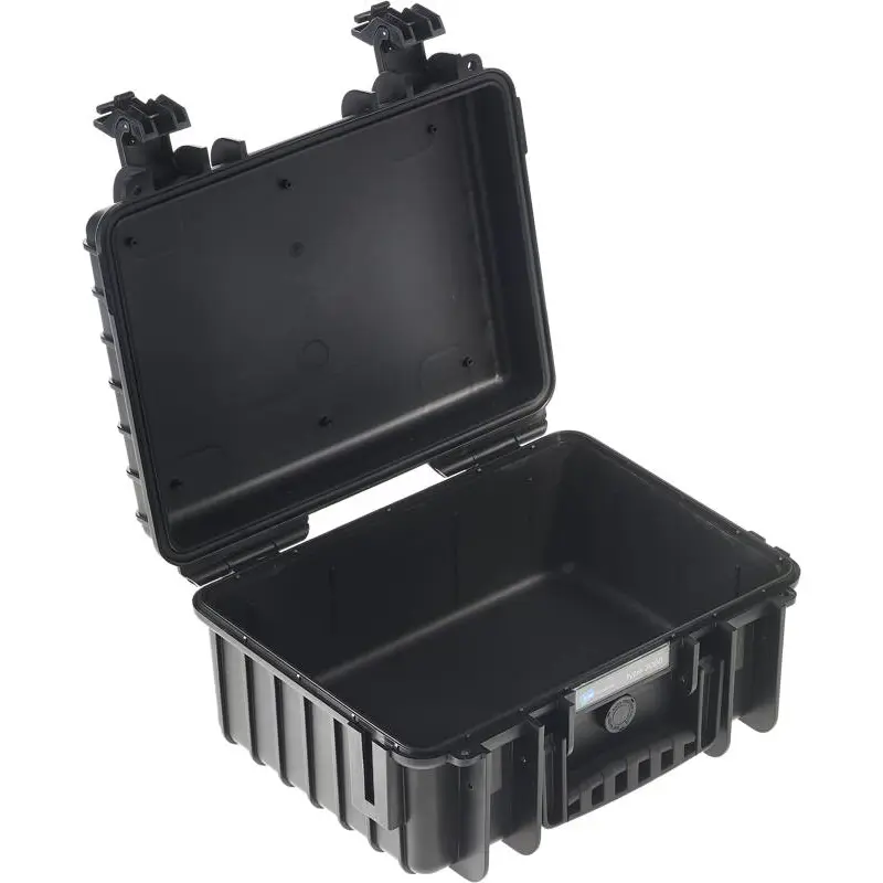 B&W Outdoor Cases Type 3000 Black (pre-cut foam) zaštitni kofer s unaprijed izrezanom pjenom (3000/B/SI)