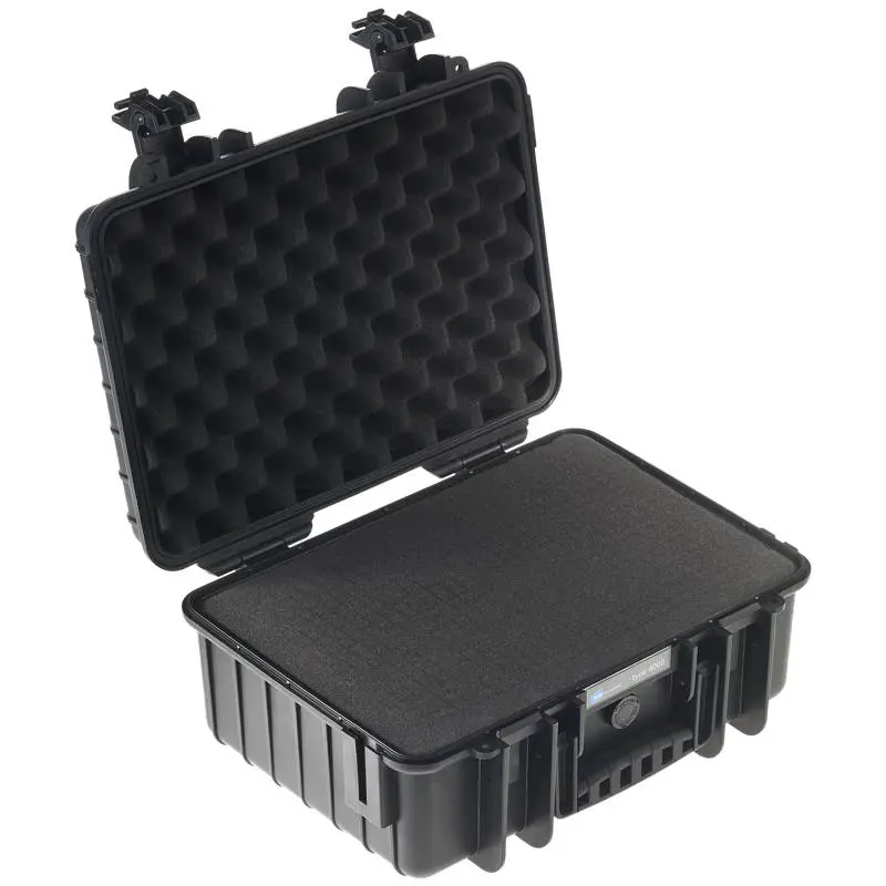 B&W Outdoor Cases Type 4000 Black (pre-cut foam) zaštitni kofer s unaprijed izrezanom pjenom (4000/B/SI)
