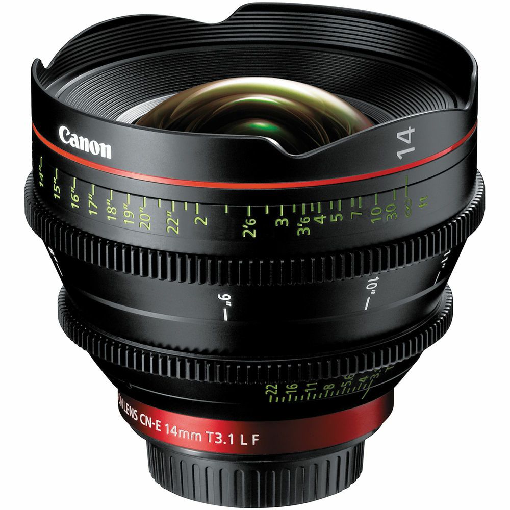 Canon Cine Lens KIT CN-E 14/35/50 Bundle Primes lens set (CN-E 14mm T3.1 L F + CN-E 35mm T1.5 L F + CN-E 50mm T1.3 L F) (9139B014AA)