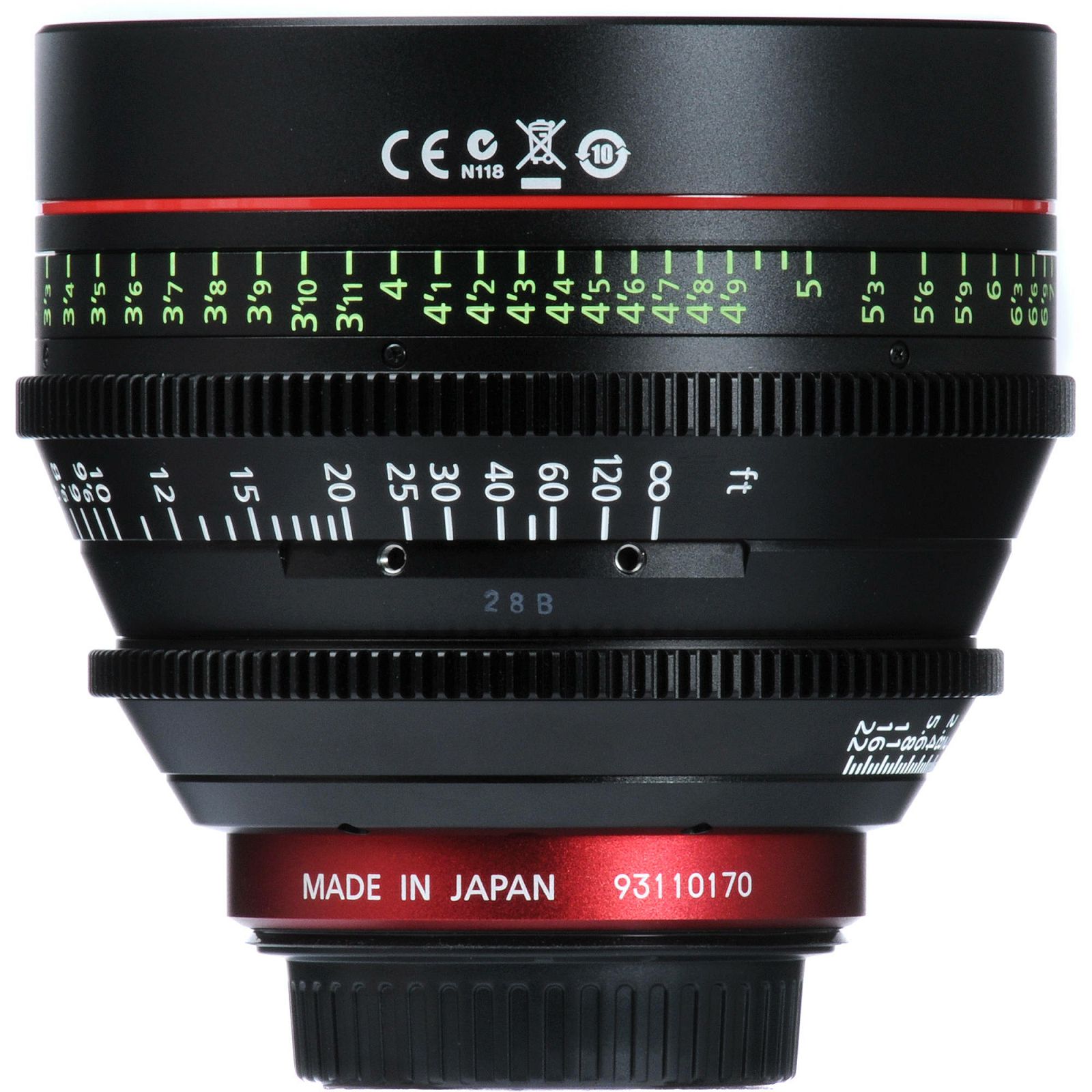 Canon Cine Lens KIT CN-E 24/50/85 Bundle Primes lens set (CN-E 24mm T1.5 L F + CN-E 50mm T1.3 L F + CN-E 85mm L F) (6569B005AA)