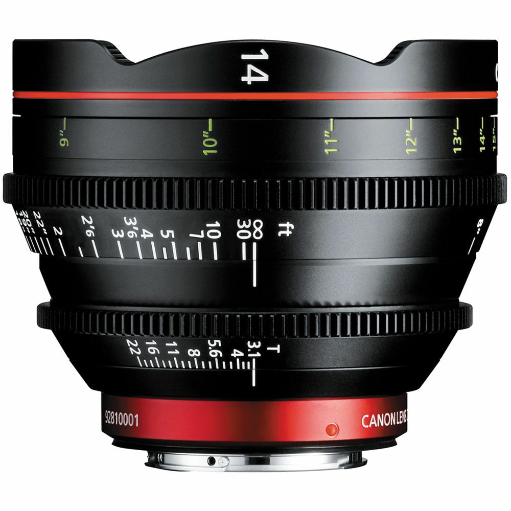 Canon CN-E 14mm T3.1 L F Wide-Angle Cinema Prime Cine Lens širokokutni filmski objektiv fiksne žarišne duljine (8325B002AC)